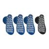 Nobles XXXL Extra Wide Bariatric Non Skid Slipper Socks for Swollen Feet and Edema -XXXL Extra Wide (4 Pairs 3 Blue 1 Black) view 4