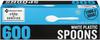 3 set - Concord Import Member S Mark White Plastic Spoons (600 Ct.) Wholesale, Cheap, Discount, Bulk, 900240 view 1