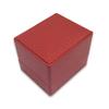 N N'icePackaging - 5 Qty Premium Macaw Red Textured Earring Jewelry Gift Box w/Pre-Affixed Red Ribbon 2-Piece Packer view 2