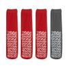 Nobles XXXL Extra Wide Bariatric Non Skid Slipper Socks for Swollen Feet and Edema -XXXL Extra Wide (4 Pairs 3 Red 1 Gray) view 2
