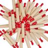 Group of 48 Red Handled Wood Craft Rolling Pins for Parties, Favors, and Embellishing view 1