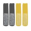 Nobles XXXL Extra Wide Bariatric Non Skid Slipper Socks for Swollen Feet and Edema -XXXL Extra Wide (4 Pairs 2 Gray 2 Yellow) view 2