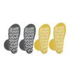 Nobles XXXL Extra Wide Bariatric Non Skid Slipper Socks for Swollen Feet and Edema -XXXL Extra Wide (4 Pairs 2 Gray 2 Yellow) view 3