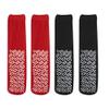 Nobles XXXL Extra Wide Bariatric Non Skid Slipper Socks for Swollen Feet and Edema -XXXL Extra Wide (4 Pairs 2 Black 2 Red) view 2
