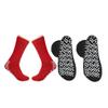Nobles XXXL Extra Wide Bariatric Non Skid Slipper Socks for Swollen Feet and Edema -XXXL Extra Wide (4 Pairs 2 Black 2 Red) view 3