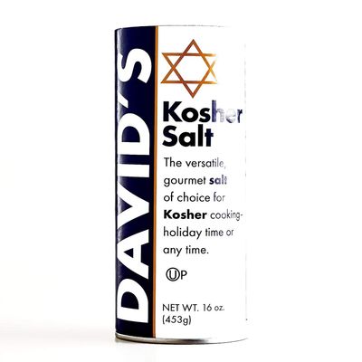 2 Set- David's Kosher Salt 16 oz Each (1 Item Per Order)