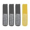 Nobles XXXL Extra Wide Bariatric Non Skid Slipper Socks for Swollen Feet and Edema -XXXL Extra Wide (4 Pairs 3 Gray 1 Yellow) view 2