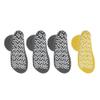 Nobles XXXL Extra Wide Bariatric Non Skid Slipper Socks for Swollen Feet and Edema -XXXL Extra Wide (4 Pairs 3 Gray 1 Yellow) view 4
