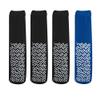 Nobles XXXL Extra Wide Bariatric Non Skid Slipper Socks for Swollen Feet and Edema -XXXL Extra Wide (4 Pairs 3 Black 1 Blue) view 2