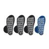 Nobles XXXL Extra Wide Bariatric Non Skid Slipper Socks for Swollen Feet and Edema -XXXL Extra Wide (4 Pairs 3 Black 1 Blue) view 3