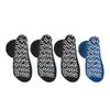Nobles XXXL Extra Wide Bariatric Non Skid Slipper Socks for Swollen Feet and Edema -XXXL Extra Wide (4 Pairs 3 Black 1 Blue) view 4