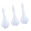 EcoQuality [1500 Pack] Disposable Dining Asian Soup Spoons - White Plastic Chinese Soup Spoons for Ramen, Pho, Clear, Appetizer, 4.5 x 1.2 Inches by EcoQuality view 1