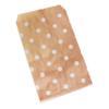 CuteBox Flat Paper White Polka Dot Kraft Gift Bags 100pcs (4" x 6") for Merchandise, Crafts, Party Favors, Retail, Handmade Goods, Arts and Crafts, Outdoor Events, Holidays, Weddings view 3