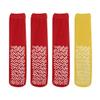 Nobles XXXL Extra Wide Bariatric Non Skid Slipper Socks for Swollen Feet and Edema -XXXL Extra Wide (4 Pairs 3 Red 1 Yellow) view 2