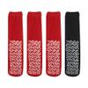 Nobles XXXL Extra Wide Bariatric Non Skid Slipper Socks for Swollen Feet and Edema -XXXL Extra Wide (4 Pairs 3 Red 1 Black) view 2