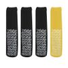 Nobles XXXL Extra Wide Bariatric Non Skid Slipper Socks for Swollen Feet and Edema -XXXL Extra Wide (4 Pairs 3 Black 1 Yellow) view 2