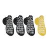 Nobles XXXL Extra Wide Bariatric Non Skid Slipper Socks for Swollen Feet and Edema -XXXL Extra Wide (4 Pairs 3 Black 1 Yellow) view 4