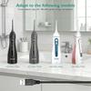 for Nicwell Water Flosser Charger, Lnauy Power Cord Compatible with Nicwell F5025 COSLUS F5020E Oralfree Cordless Portable Water Dental Flosser Replacement Power Supply Adapter Cable view 3