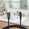 for Nicwell Water Flosser Charger, Lnauy Power Cord Compatible with Nicwell F5025 COSLUS F5020E Oralfree Cordless Portable Water Dental Flosser Replacement Power Supply Adapter Cable view 4