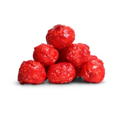 Gourmet Red Cherry Flavored Popcorn by It's Delish, 8 Oz Bulk Bag | Air Popped Pop Corn Snack - Fruity Red Themed Candy Confetti | Birthday Party, Events  Gluten Free, Vegan, Kosherarty Favors, Weddings, Birthdays