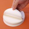 ONLYKXY White Leak-Proof Cup Cap Lid Liners Round Sealing Paper Pads Waterproof Spill Proof Paper for Plastic Drink Milk Tea Coffee Beverage Cup Leak Proof Film Sealing Film (250, 12cm/4.72inch) view 3