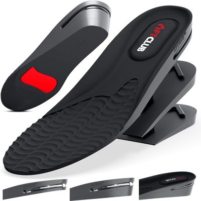 6FT CLUB Next Level Advanced Height Increase Insole 3 Layer Elevation Soles Men's Shoe Lifts 1.75 Inch Height Inserts for Lo-Tops and Hi-Tops