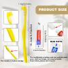 Xuezoioy Disposable Toothbrushes with Toothpaste,300 Pack Yellow Hollow Individually Wrapped Disposable Travel Toothbrushes Kit in Bulk for Homeless,Nursing Home,Hotel,Charity view 4