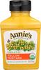 Annie's Yellow Mustard, Certified Organic, Gluten Free, Non-GMO, 9 oz Pack of 1 view 1