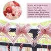 10PCS Large Pull Bows,Bows for Gift Wrapping,Organza Gift Wrapping Ribbon Pull Bows Gift Bows for Wedding Gift Baskets,Christmas Party Birthday Gift Bow Decoration (Lotus Root Pink) view 4