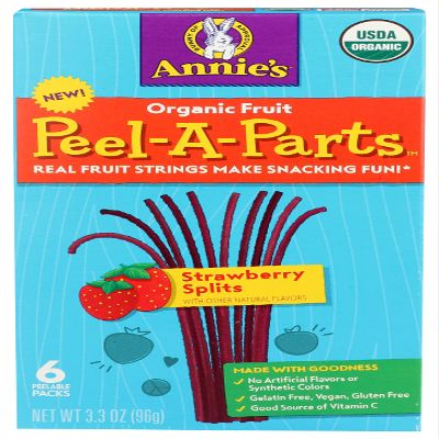 Annies Homegrown Fruit/Snack/Strawberry 3.3 oz Pack of 8