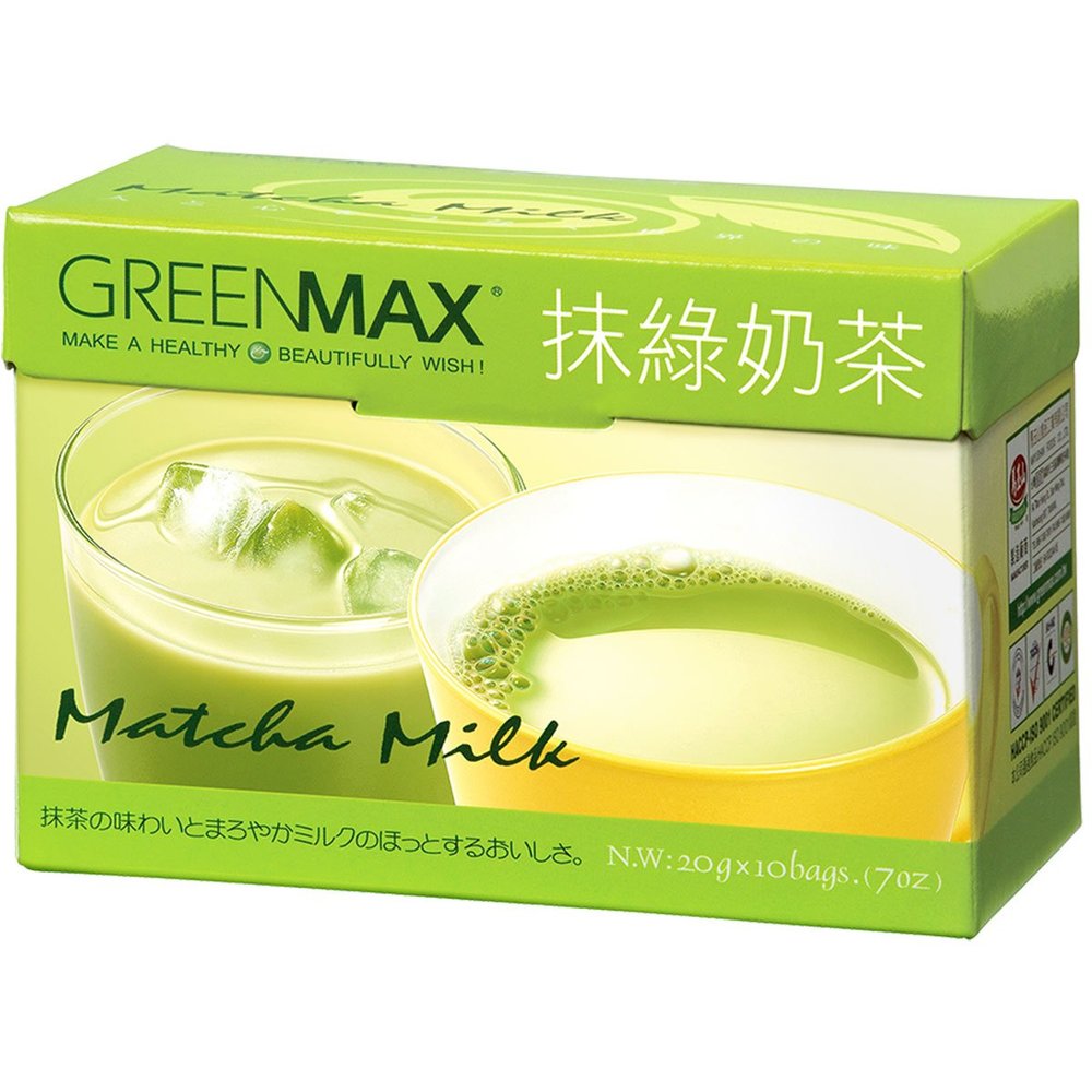 3 Set Greenmax -Matcha Milk (Instant Green Milk Tea) z (Pack of 1)