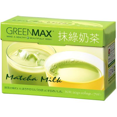 2 Set Greenmax -Matcha Milk (Instant Green Milk Tea) z (Pack of 1)