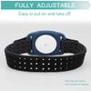 Adults Kids Sensor Cover Armband for Freestyle Libre 1 2 & 14 Days Freely Adjustable Diabetic Arm Band CGM Wear Protector Holder Silicone Blue Large view 3