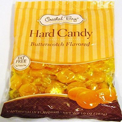 2 Set - Coastal Bay Butterscotch Flavored Hard Candy (2) 10 Oz Bag