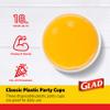 Glad Everyday Disposable Plastic Cups, Red - Heavy Duty Drinking Party Cups - Strong & Sturdy for All Occasions - 18 Ounce, 40 Count view 3