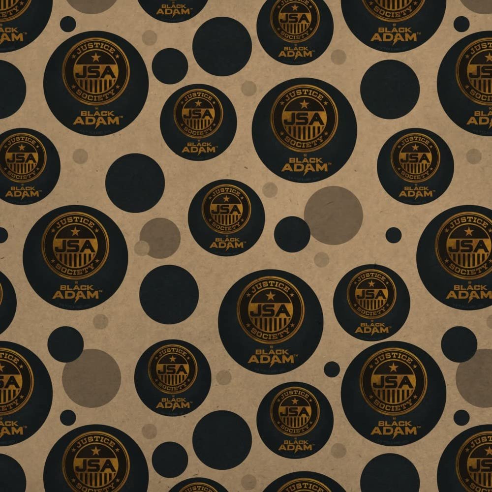 GRAPHICS & MORE Black Adam Justice Society Premium Kraft Gift Wrap Wrapping Paper Roll