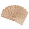 CuteBox Flat Paper White Polka Dot Kraft Gift Bags 100pcs (4" x 6") for Merchandise, Crafts, Party Favors, Retail, Handmade Goods, Arts and Crafts, Outdoor Events, Holidays, Weddings view 1