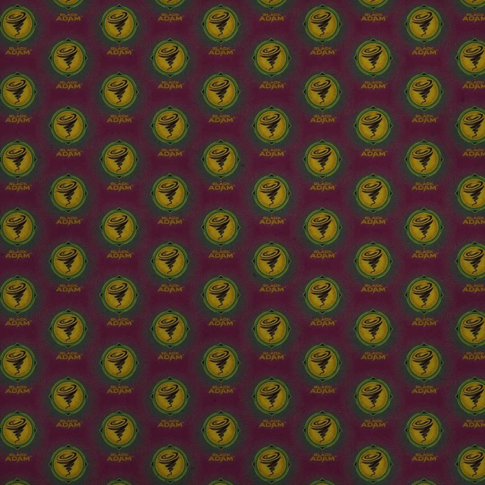 GRAPHICS & MORE Black Adam Cyclone Icon Premium Kraft Roll Gift Wrap Wrapping Paper