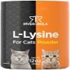 Horbach L-Lysine Powder for Cats 500mg | 12oz | Cat Health Supplement | Non-GMO, Vegetarian Formula | by River & RULA view 1