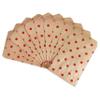 CuteBox Flat Paper Red Polka Dot Kraft Gift Bags 100pcs (4" x 6") for Merchandise, Crafts, Party Favors, Retail, Handmade Goods, Arts and Crafts, Outdoor Events, Holidays, Weddings view 1