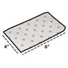 CuteBox Flat Paper Silver Polka Dot White Gift Bags 100pcs (4" x 6") for Merchandise, Crafts, Party Favors, Retail, Handmade Goods, Arts and Crafts, Outdoor Events, Holidays, Weddings view 4
