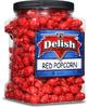 Gourmet Red Cherry Flavored Popcorn by It's Delish, 16 Oz Jumbo Container | Bulk Air Popped Pop Corn Snack - Fruity Red Themed Candy Confetti  Gluten Free, Vegan, Kosher, 1 Count view 1
