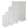CuteBox Flat Paper Silver Chevron Gift Bags 200pcs (4" x 6") for Merchandise, Crafts, Party Favors, Retail, Handmade Goods, Arts and Crafts, Outdoor Events, Holidays, Weddings view 2