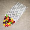 CuteBox Flat Paper Silver Chevron Gift Bags 200pcs (4" x 6") for Merchandise, Crafts, Party Favors, Retail, Handmade Goods, Arts and Crafts, Outdoor Events, Holidays, Weddings view 4