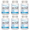 Puregen Labs Extra Strength Gas Relief Softgels with Simethicone 125 mg | Fast Relieve of Pressure, Bloating and Painful Discomfort  6 Pack | Total 720 Softgels view 1