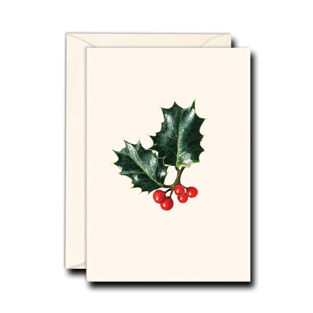 Earth Sky + Water - English Holly Notecard Set - 8 Blank Cards with Envelopes