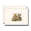 Earth Sky + Water - Kit Foxes Notecard Set - 8 Blank Cards with Envelopes view 2