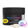 Livingood Daily Methylated Multivitamin for Women and Men, Multi Vitamin Supplement with Alpha Lipoic Acid, B Vitamins, Iron, Zinc and Selenium, Energy, Metabolism and Immune Support, 60 Capsules view 1
