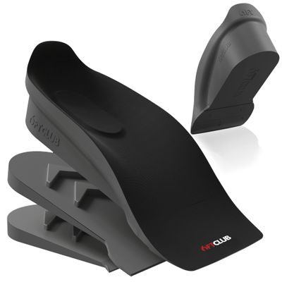 6FT CLUB Men's Stealth Height Increase Insoles - Invisible 1.5" Lift (4CM) Deluxe Memory Foam, Orthopedic Arch Support