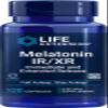 Life Extension Melatonin IR/XR 120 Capsules - Immediate & 7 Hour Extended-Release - Night Time Supplement - Supports Staying Asleep - Non-GMO, Gluten-Free view 1